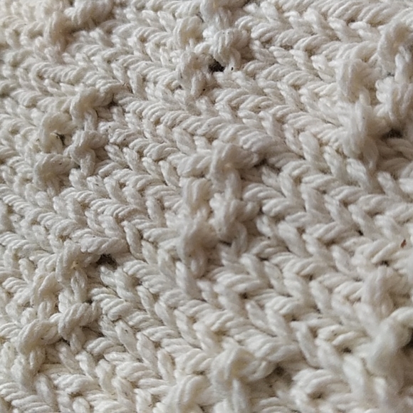 Hand Knit Baby Bib - Picture 4 of 5